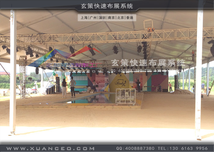 马克华菲新品发布会户T台布置 马克华菲新品发布会户T台布置