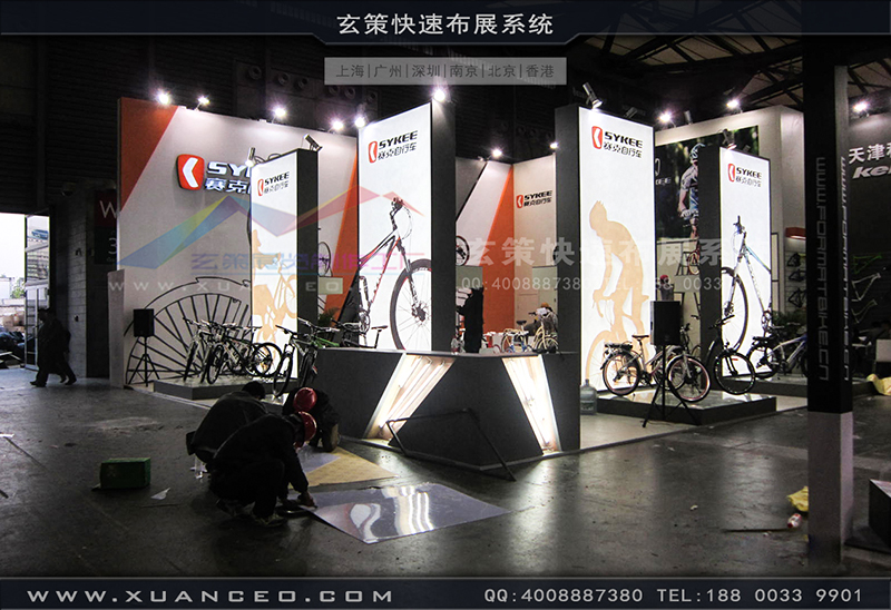 赛克展台搭展-自行车展展台搭展-上海黄瓜视频在线观看展览工厂05