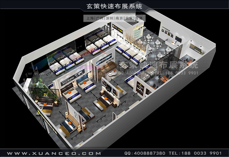 宜奥展台设计俯视图 宜奥展台设计俯视图